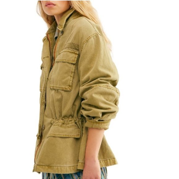 Free People Seize The Day Military Jacket - Picture 5 of 15